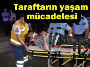 Otobüsten düştü
