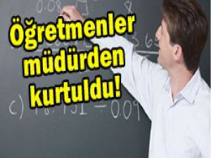 Öğretmenlere "İzin" kolaylığı