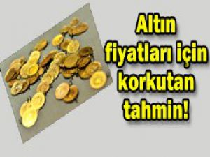 Altın korkutuyor!