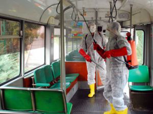 Konyada toplu ulaşıma H1N1 ayarı