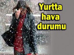 Yağışlı hava geliyor!
