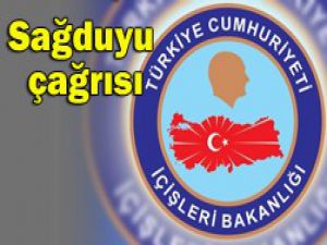 İçişleri Bakanlığından uyarı