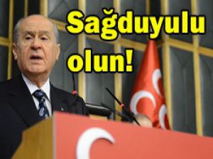Bahçeliden çağrı