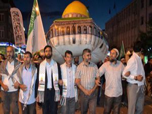 Konyada "Kudüs Özgür Olsun" yürüyüşü