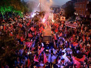 Başbakan Erdoğana coşkulu karşılama
