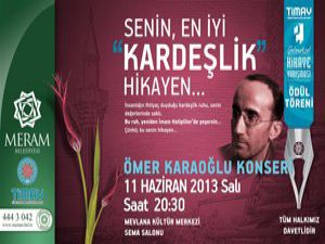 Ödüller Ömer Karaoğlu Konseriyle Veriliyor