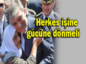 Şiddetin durmasını arzuluyoruz