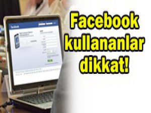 Facebooktan virüs uyarısı