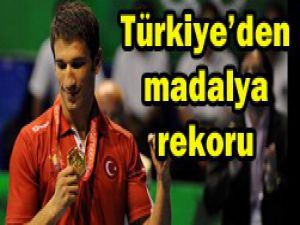 Türkiyeye madalya yağıyor