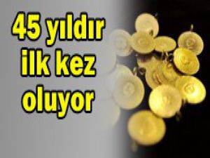 Altında rekor düşüş