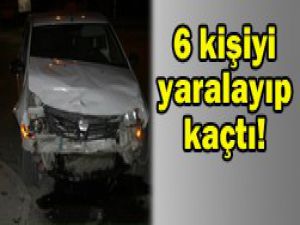 Alkollü sürücü olay yerinden kaçtı