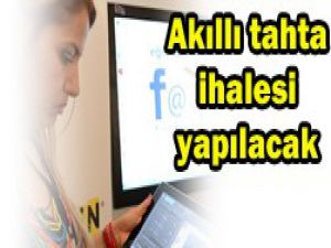 Akıllı tahta ihalesi 5 Temmuzda