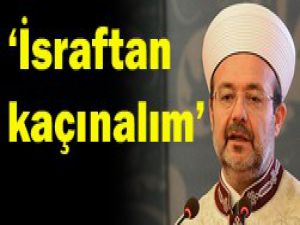 Sofralarımızda israf olmasın!
