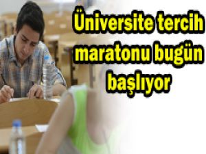 Tercih Maratonu başlıyor