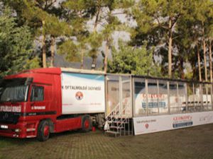 Glokom tırı Konya ya geliyor