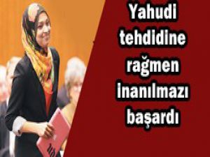 Yahudi tehdidine rağmen ilki başardı