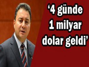 4 günde 1 milyar dolarlık giriş oldu