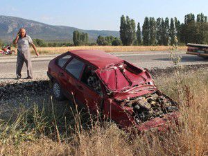 Beyşehirde trafik kazası: 2 yaralı