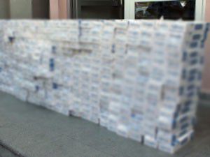 15 bin paket kaçak sigara ele geçirildi