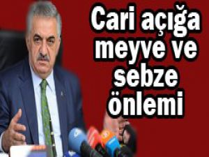 Meyve ve sebzeye cari önlemi