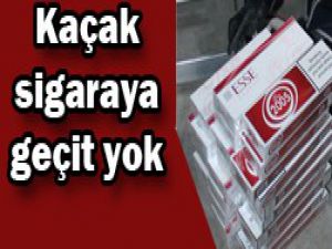 12 bin paket kaçak sigara ele geçirildi