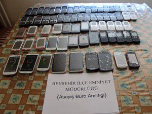 Konyada 69 adet kaçak telefon ele geçirildi