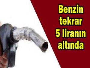 Benzinde indirime gidildi