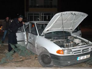 Bayan sürücünün kazası ucuz atlatıldı