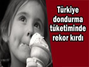 300 bin ton dondurma tükettik