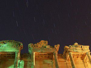 Göktaşı yağmuru antik kentten gözlemlendi