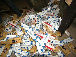 45 bin 610 paket kaçak sigara ele geçirildi