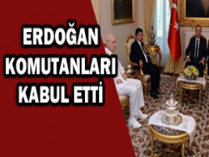 Komutanlardan Erdoğana veda
