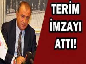 Fatih Terim imzayı attı