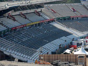 Beşiktaş İnönü Stadında yangın