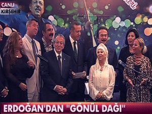 Başbakan Erdoğan Gönül Dağını söyledi