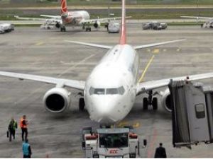 THY uçağına kuş çarptı