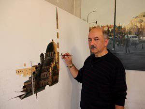 "Ressam İmam"ın oğulları da sanata yöneldi