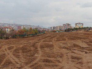 ODTÜ arazisinde yol çalışmaları sürüyor