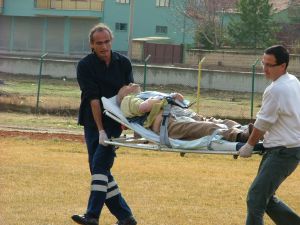 Dedenin imdadına helikopter yetişti