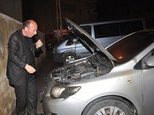 CHP İl Başkanının aracı kundaklandı