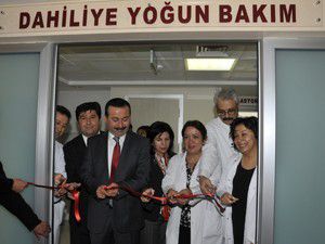 Selçuk Tıpta dahiliye yoğun bakım ünitesi açıldı