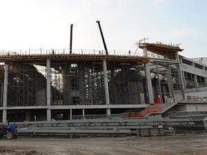 Brezilyada stadyum inşaatı çöktü