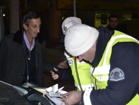 İlk cezalar alkollü sürücülere kesildi
