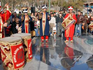 Konya Mehter takımına büyük ilgi