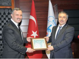Van OSB heyetinden, KSO Başkanı Kütükcüye ziyaret