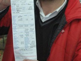 Özel elektrik vatandaşı fena çarptı