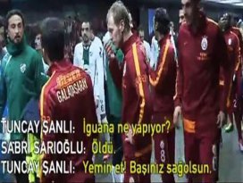 Arenada o diyalog! Sabrinin Iguanası...