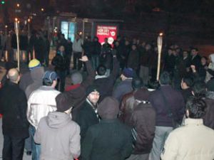 Konyada Mısıra protesto