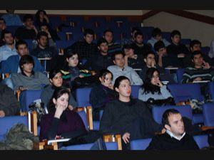 Kalaycı, üniversite öğrencilerine ders verdi