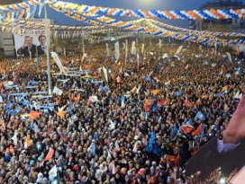 Erdoğana Denizlide müthiş karşılama